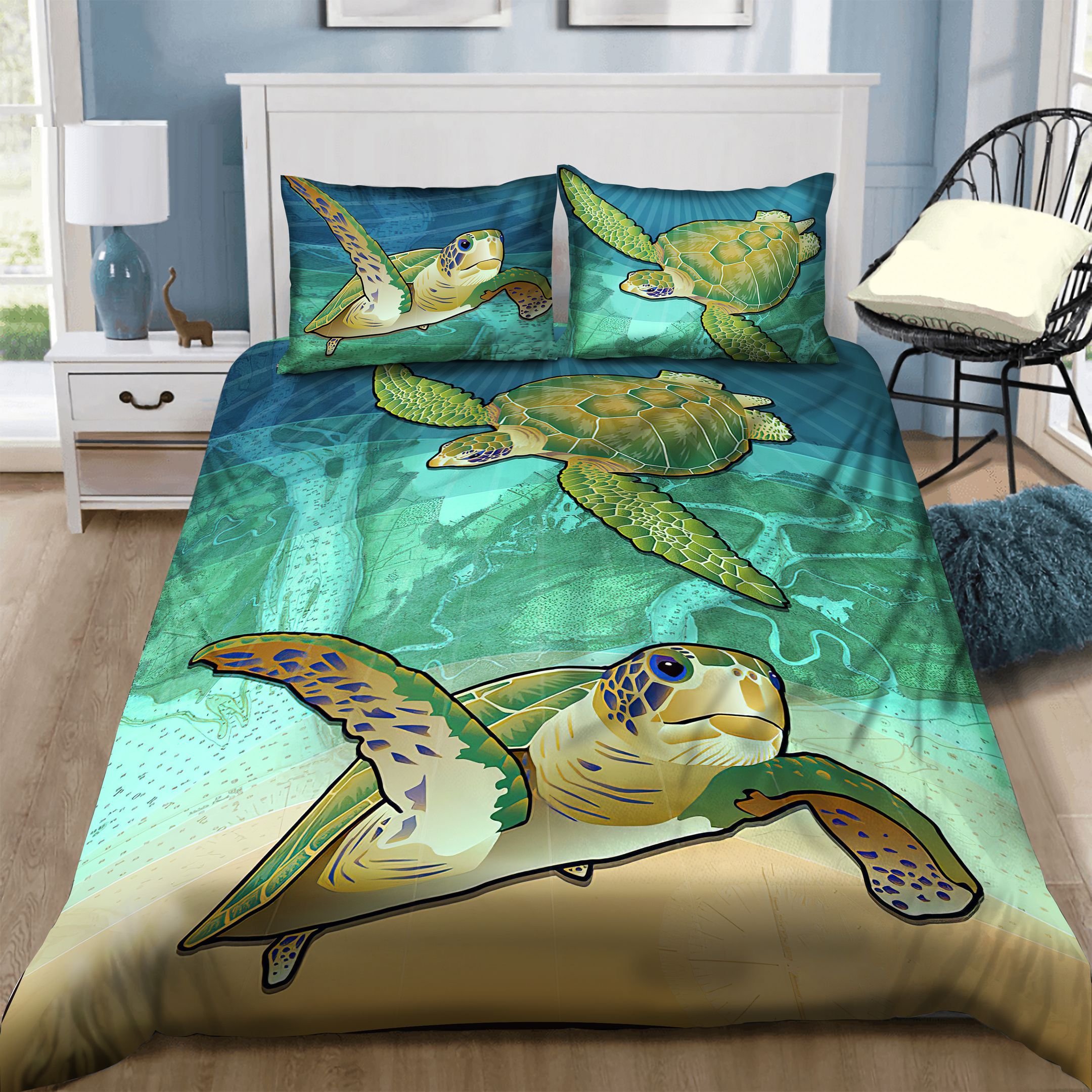 Turtle Bedding Set