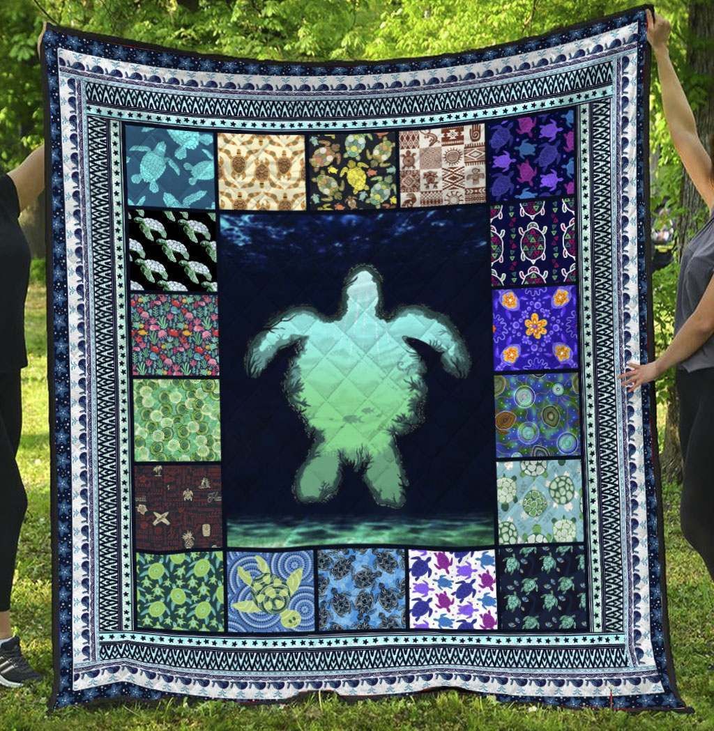 Turtle BI110708B TBG Quilt Blanket