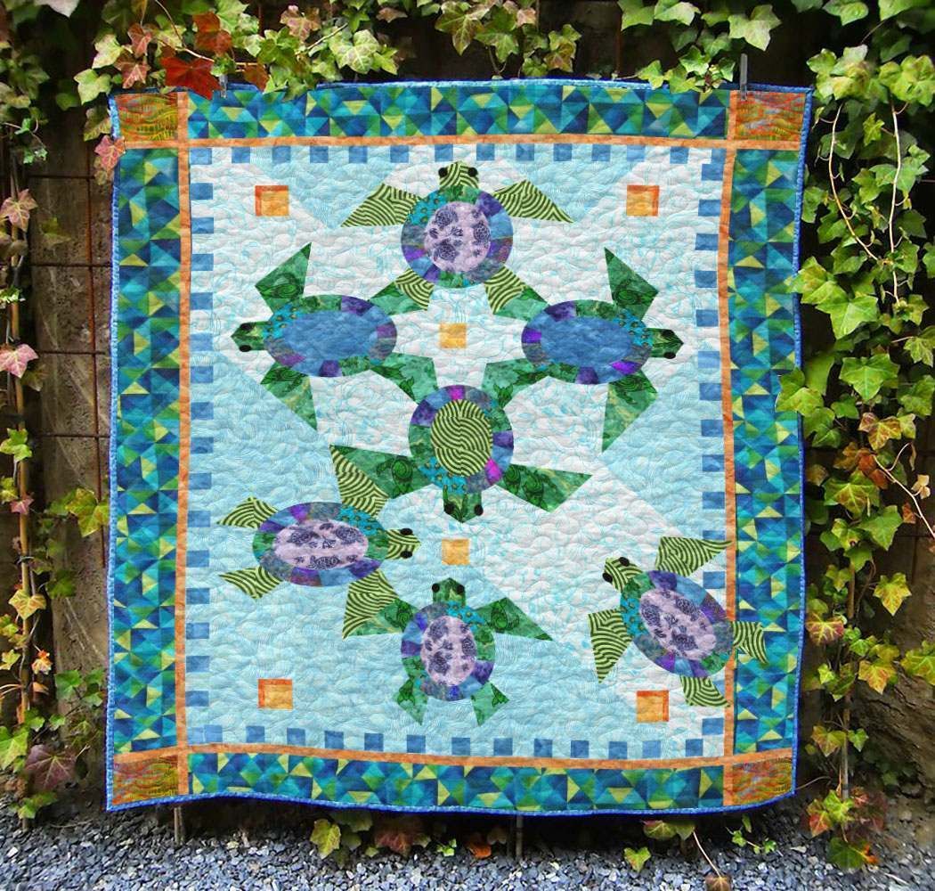 Turtle BI120701B TBG Quilt Blanket