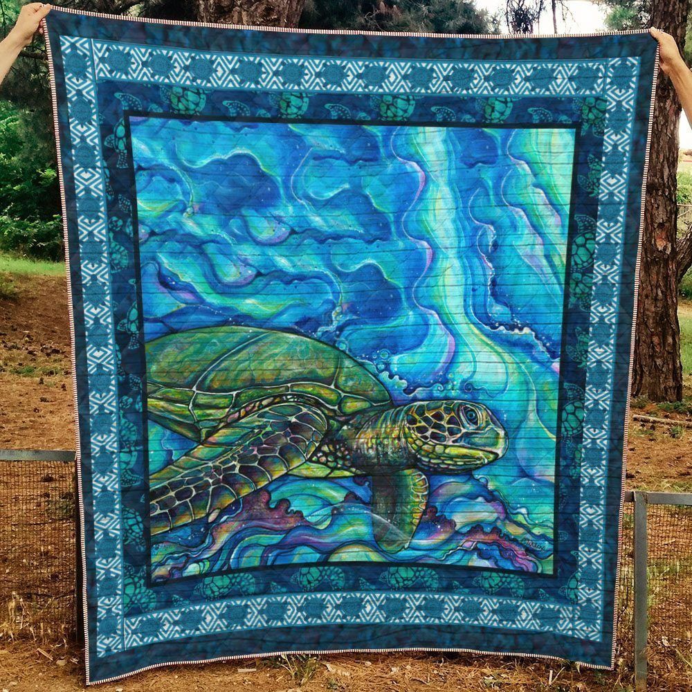 Turtle BI120708B TBG Quilt Blanket