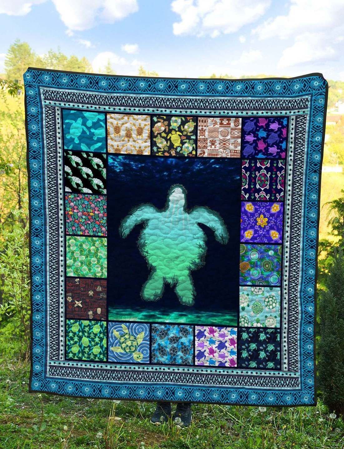 Turtle BI160702B TBG Quilt Blanket