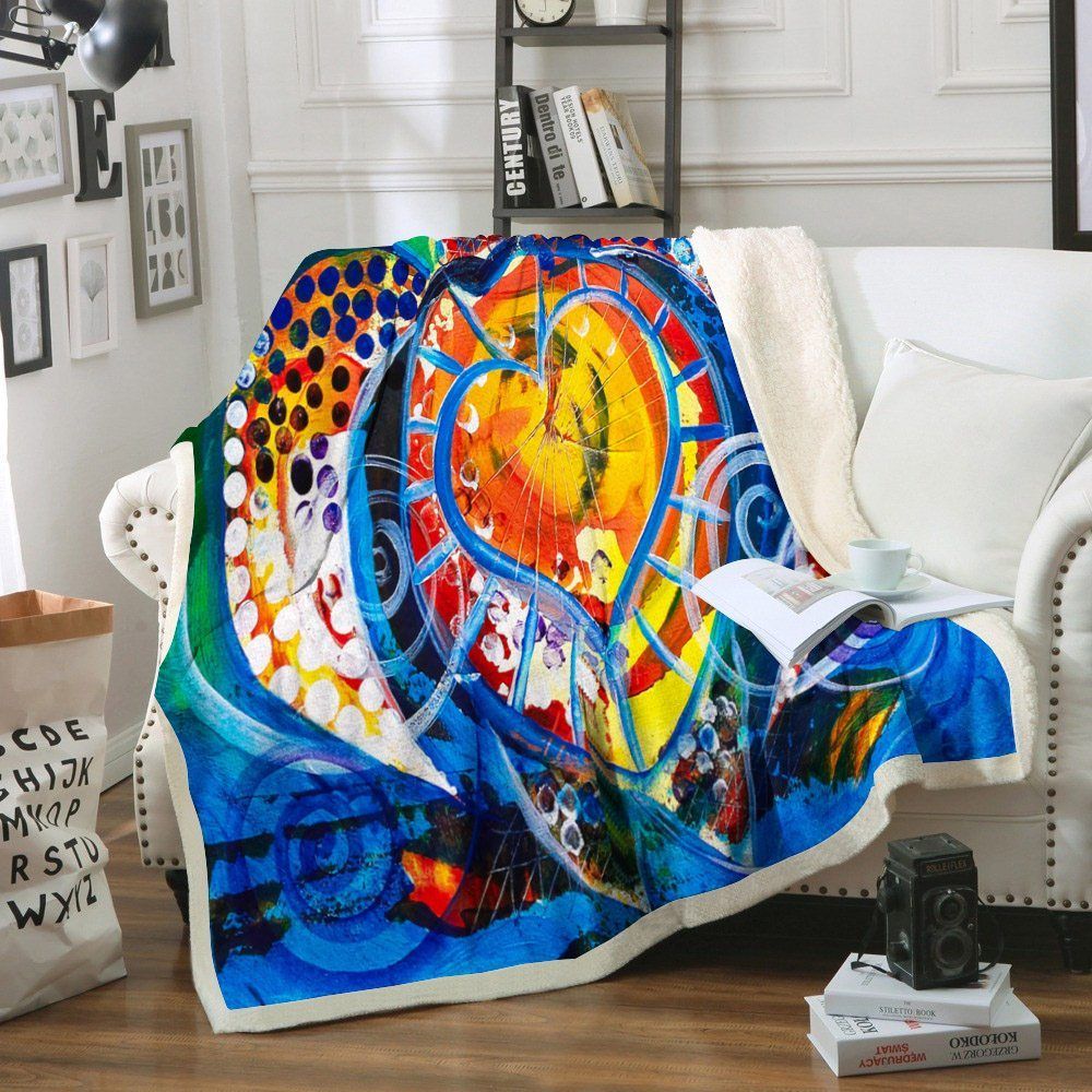 Turtle Sherpa Fleece Blanket