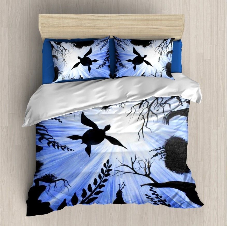 Turtle Blue Bedding Set