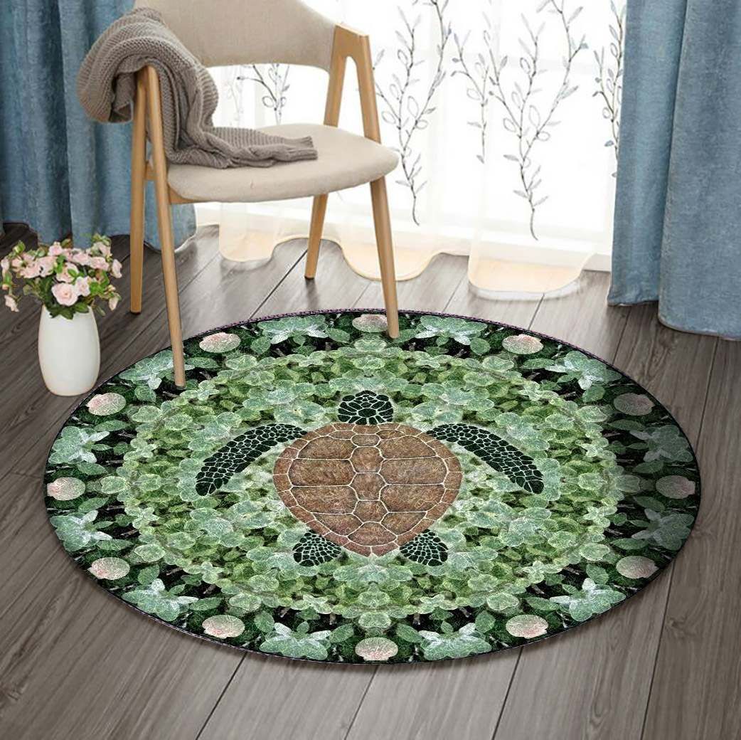 Turtle Round Carpet
