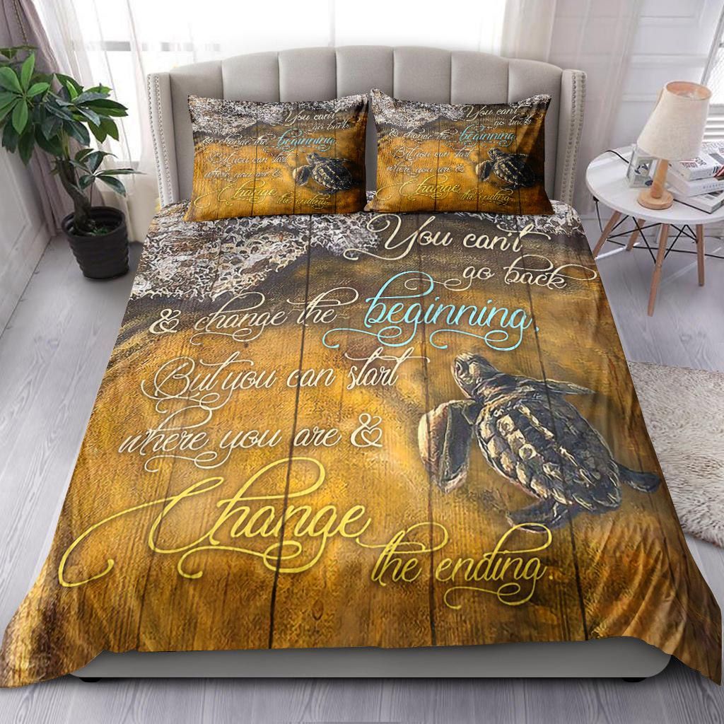 Turtle Change The Ending Bedding Set
