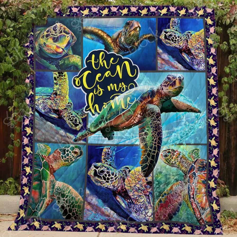 Turtle CL19100933MDQ Quilt Blanket