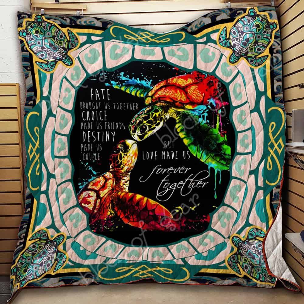 Turtle CL19100935MDQ Quilt Blanket