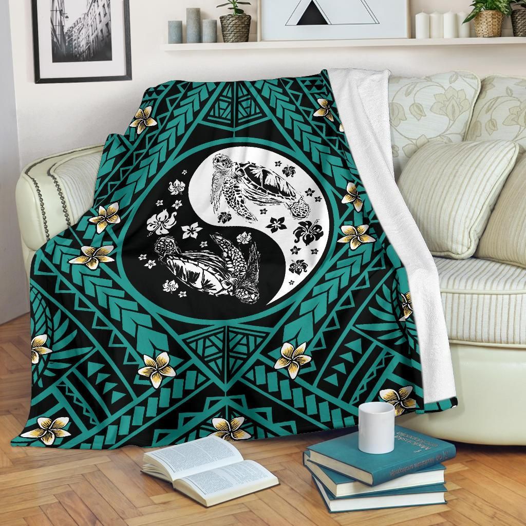 Turtle Sherpa Fleece Blanket