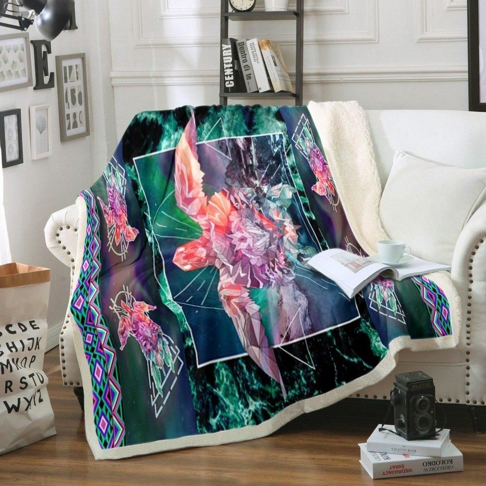 Turtle Sherpa Fleece Blanket