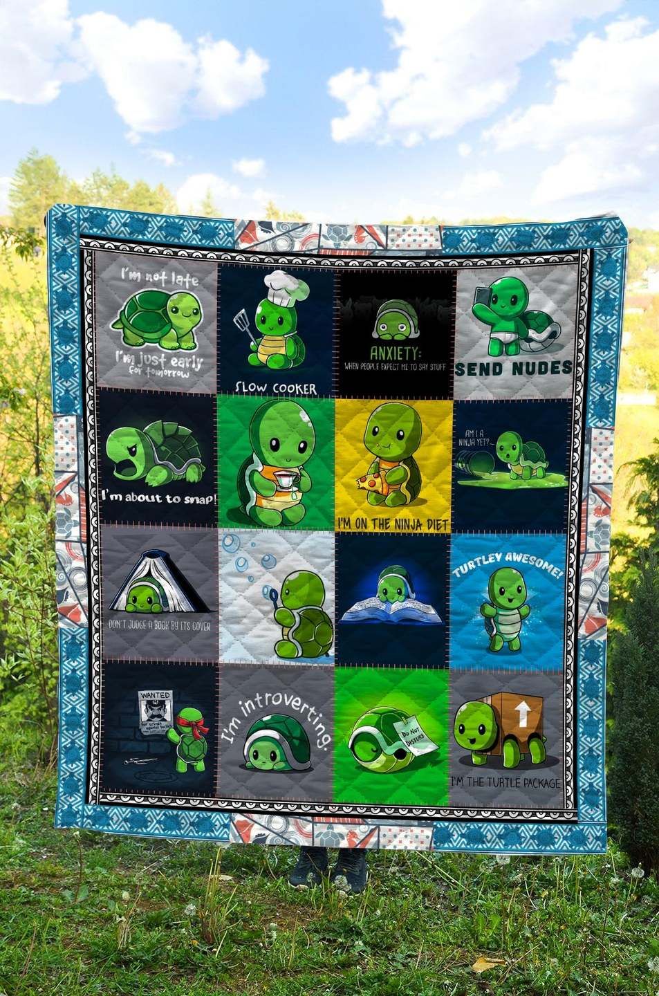 Turtle CLP290642 Quilt Blanket