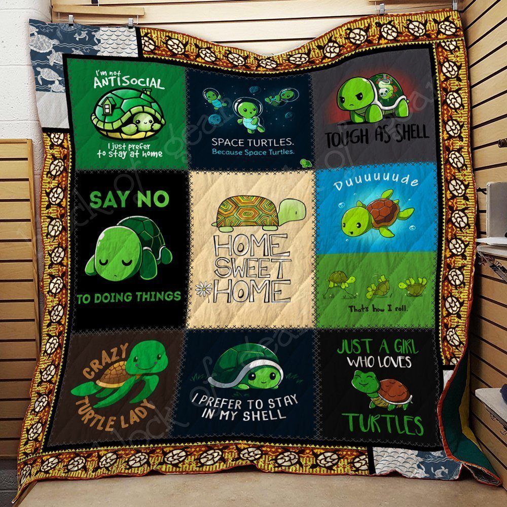 Turtle CLP290672 Quilt Blanket