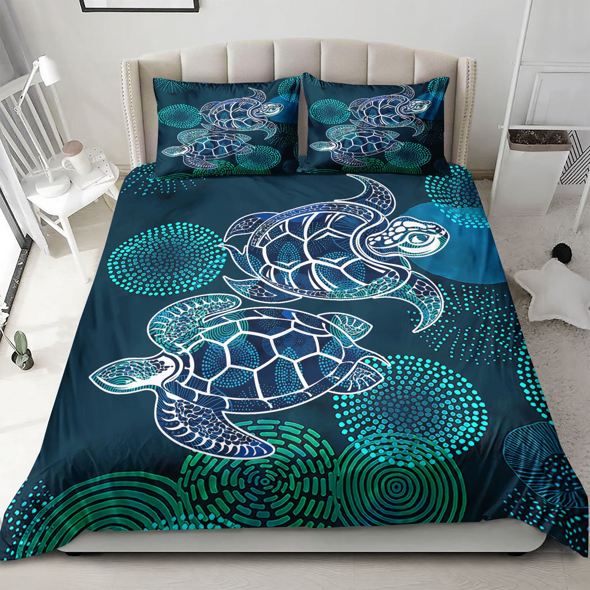 Turtle Couple Bedding Set