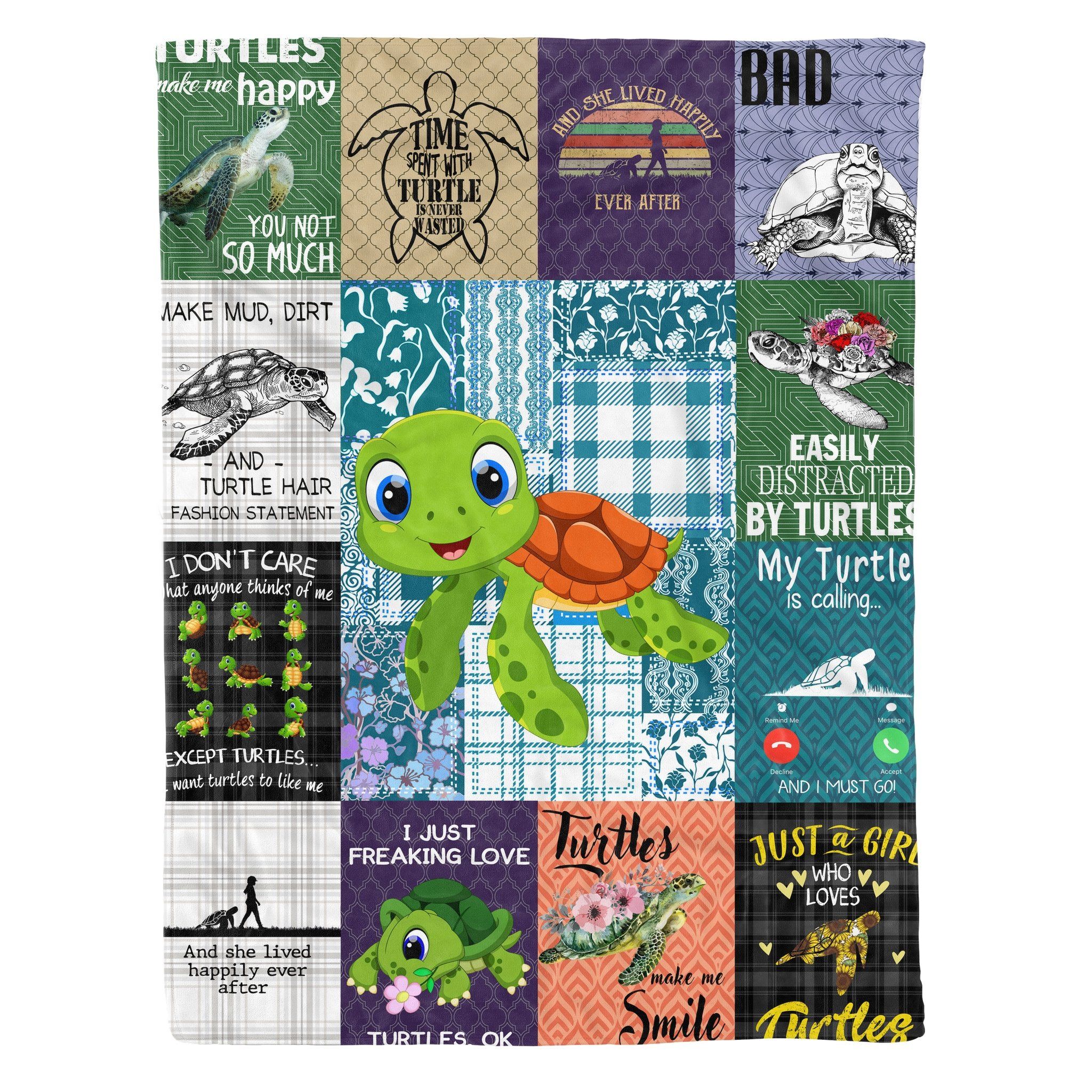 Turtle Fleece Blanket