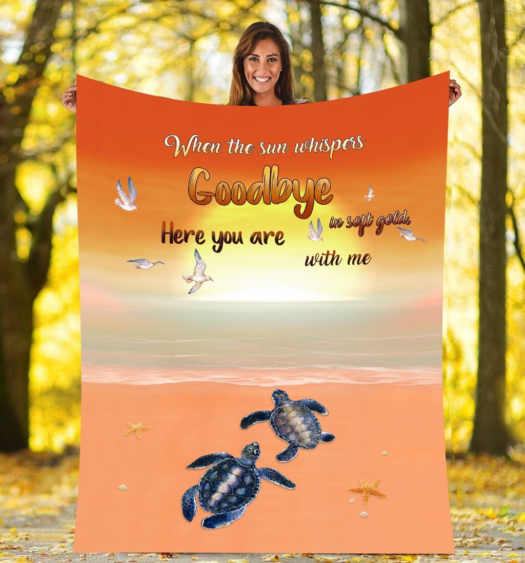 Turtle Fleece Blanket