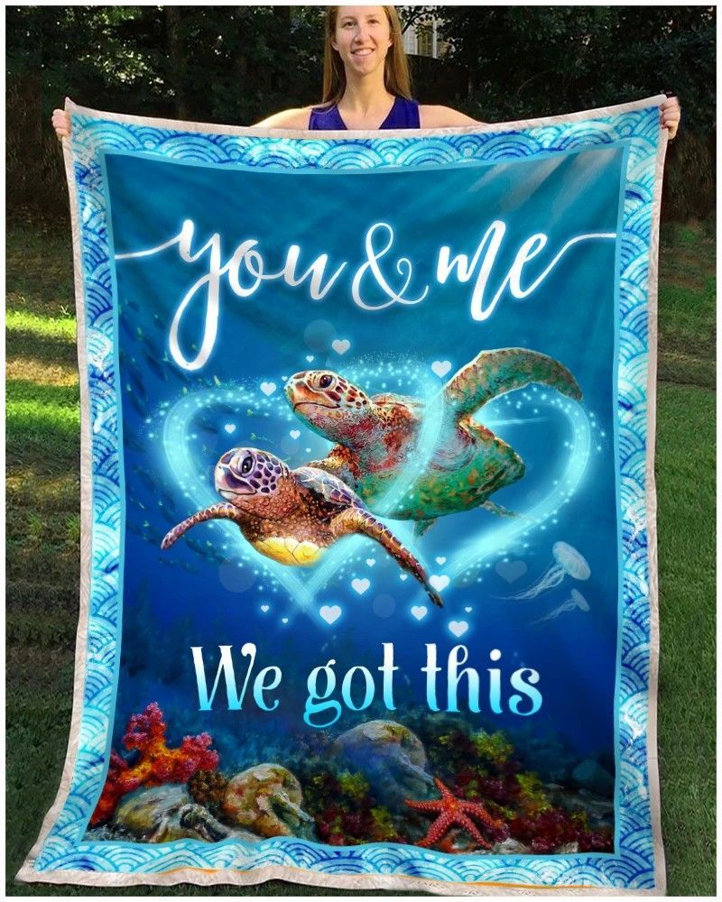 Turtle Fleece Blanket