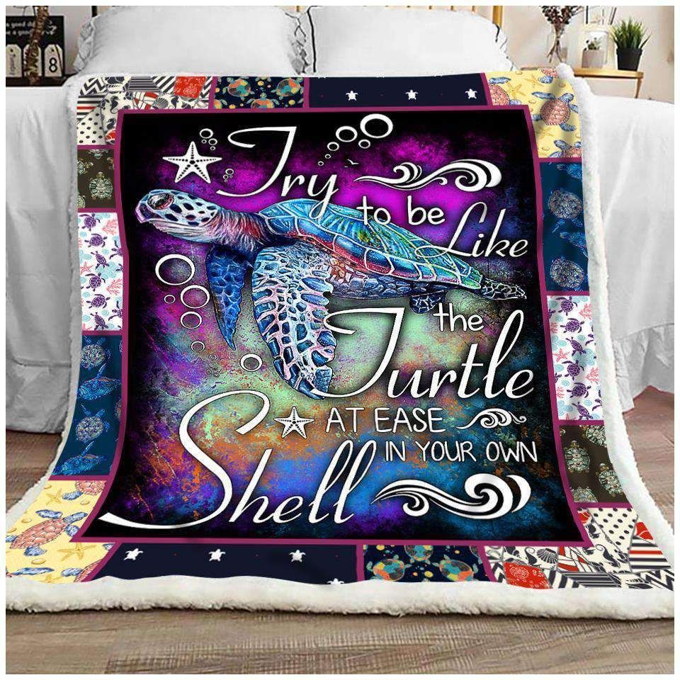 Turtle Fleece Blanket