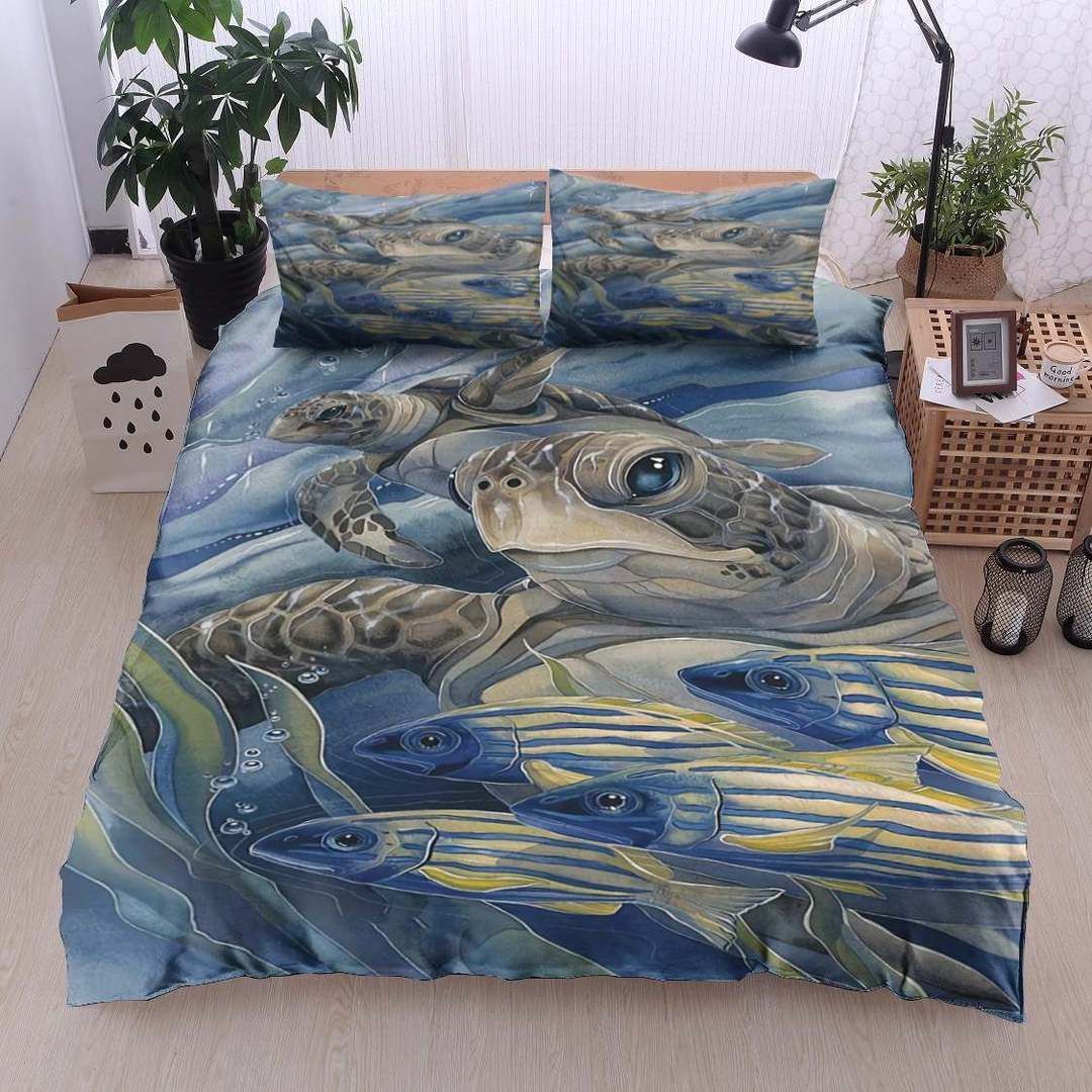 Turtle Fish Bedding Set