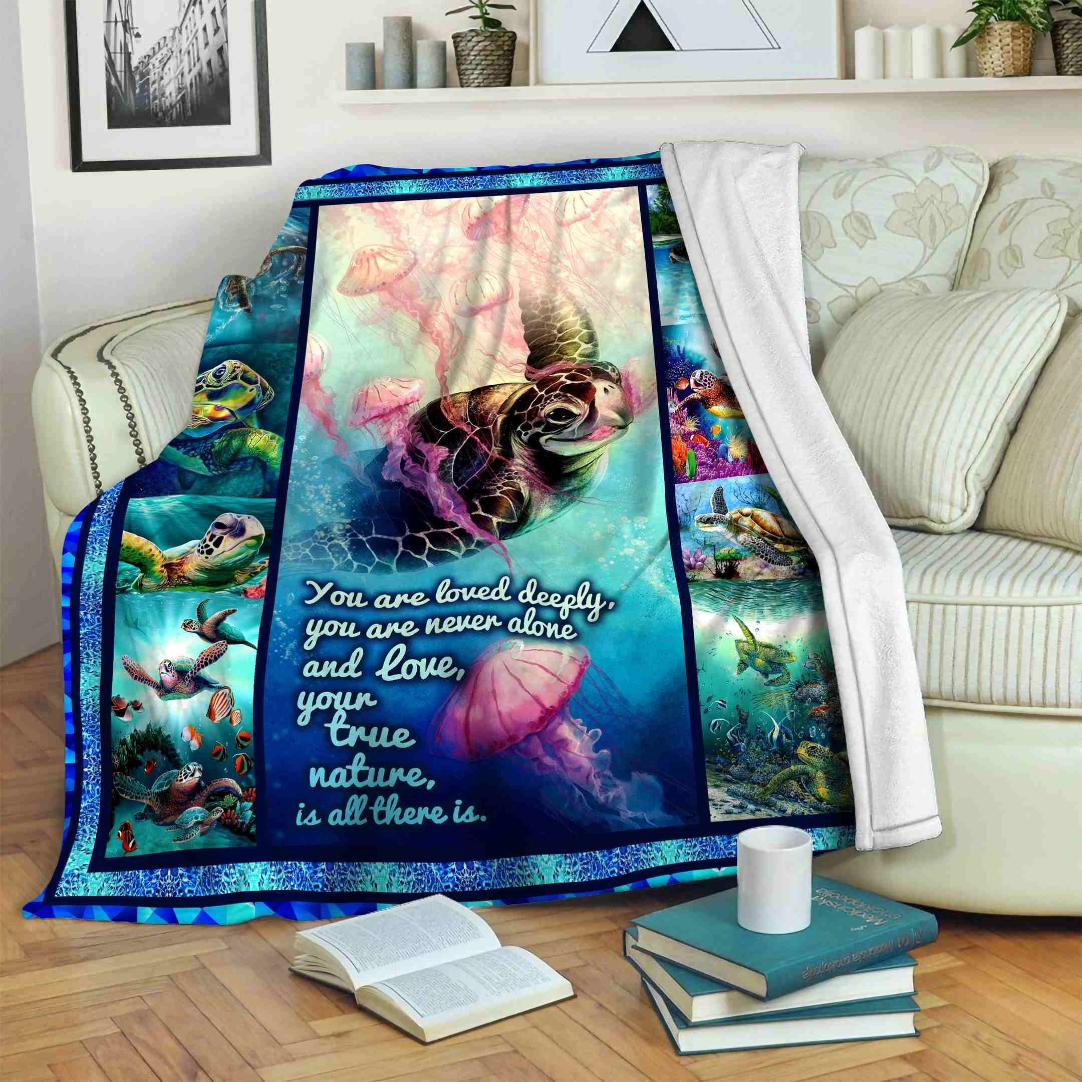 Turtle Fleece Blanket