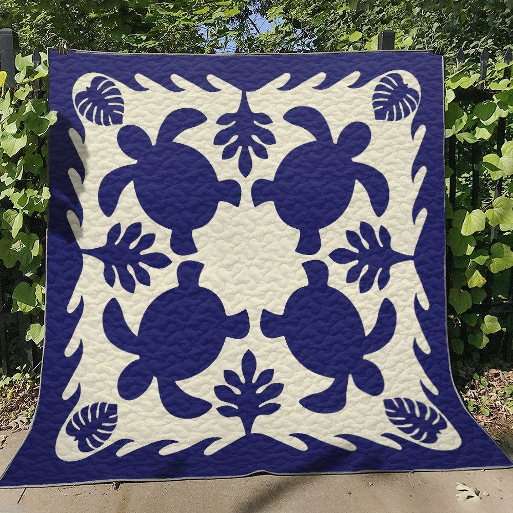 Turtle Hawaiian HM080726 Quilt Blanket