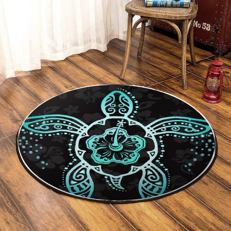 Turtle Round Carpet
