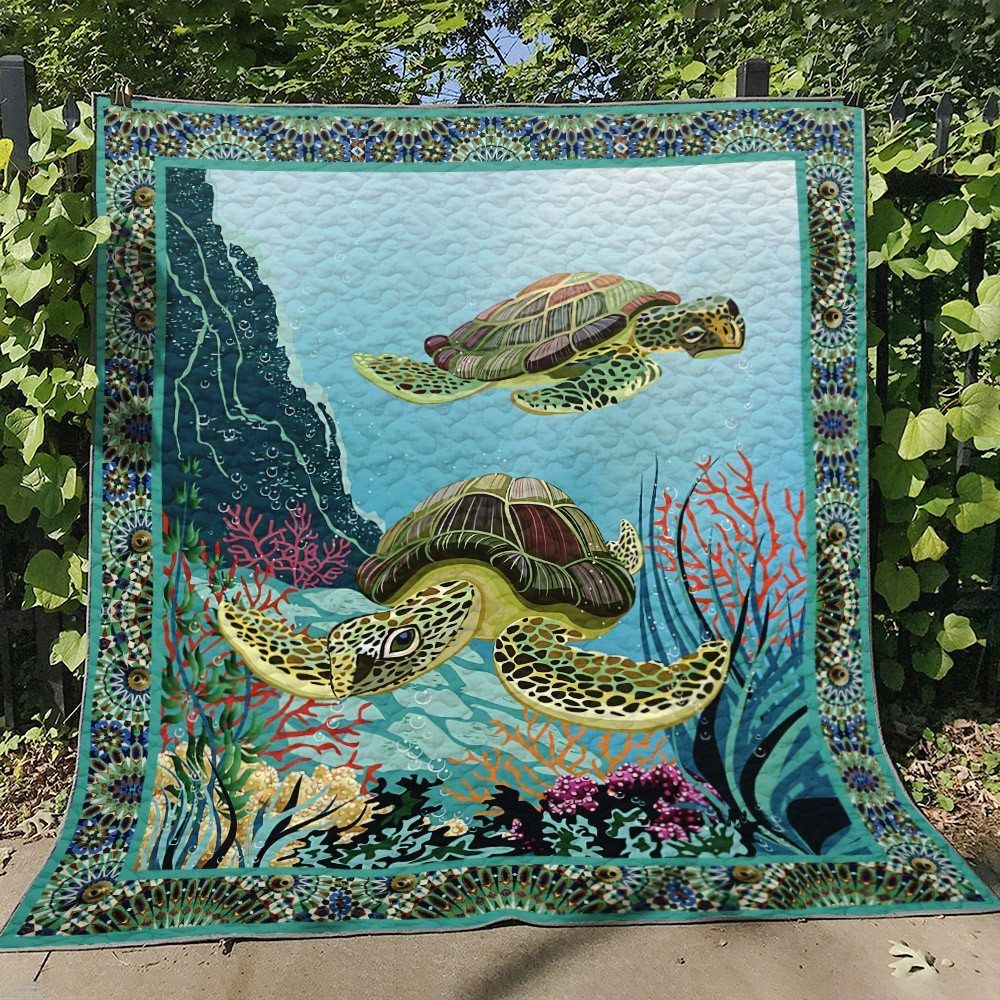 Turtle HM150724 Quilt Blanket