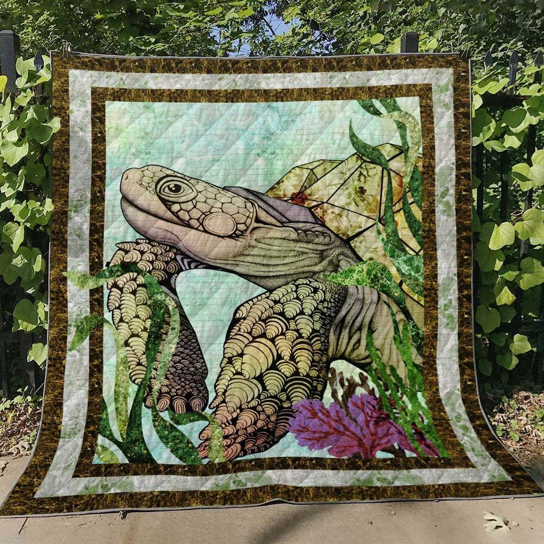 Turtle HM200621 Quilt Blanket