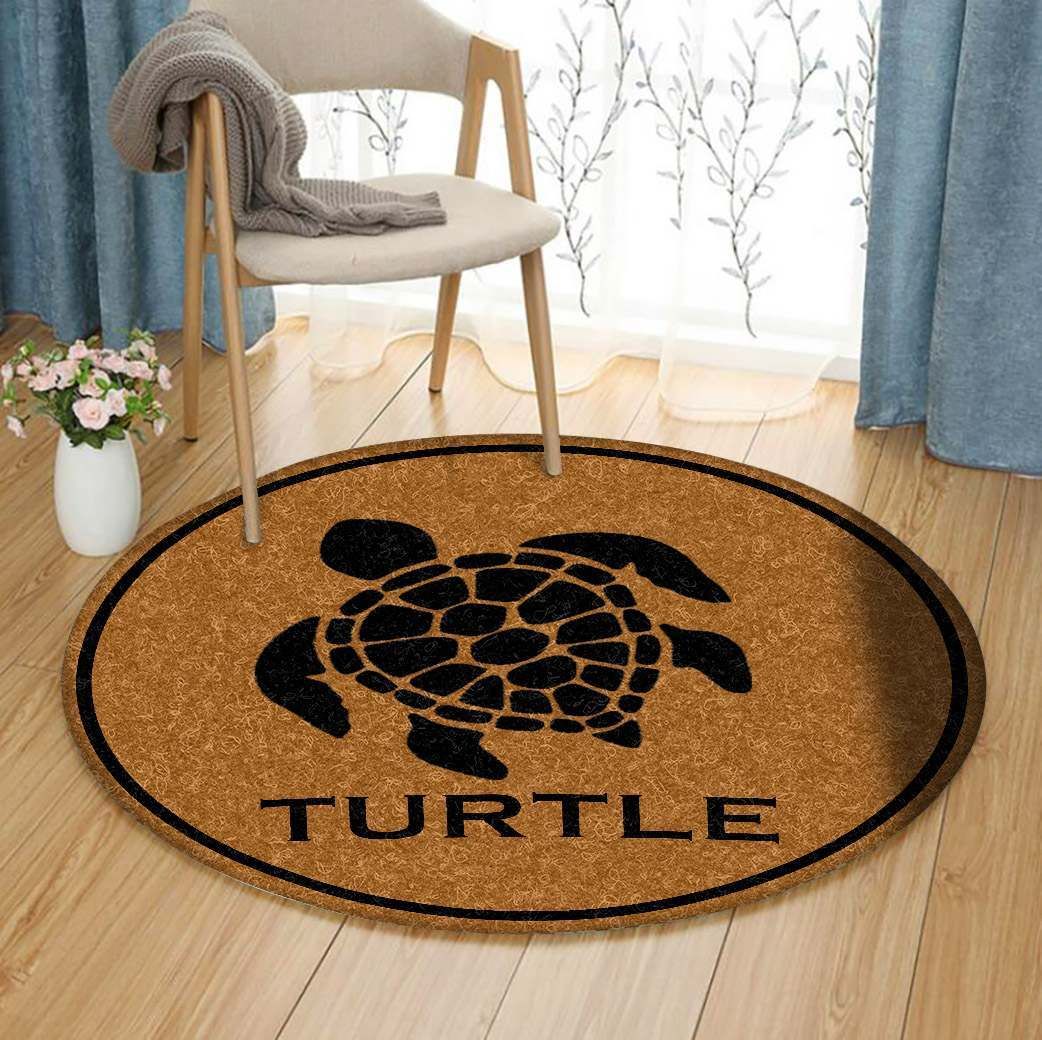 Turtle Round Carpet