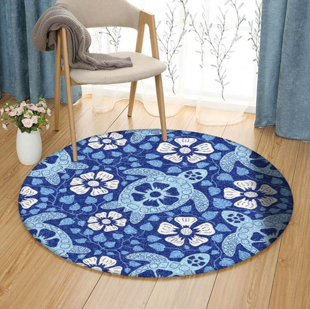 Turtle Round Carpet
