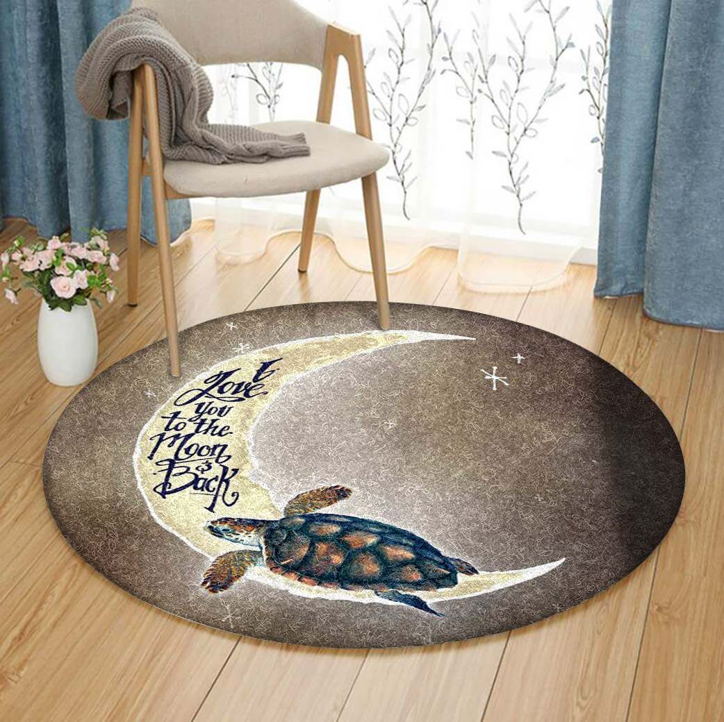 Turtle Round Carpet