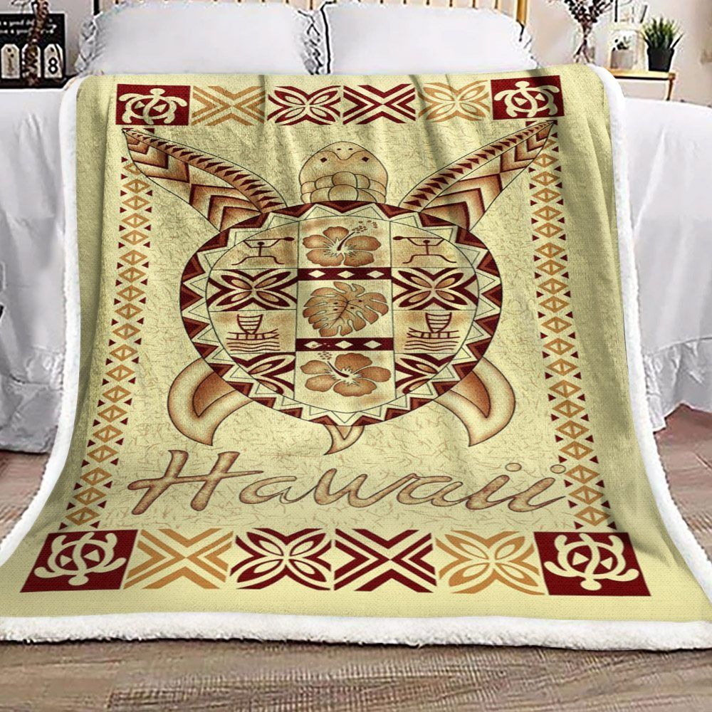 Turtle Sherpa Fleece Blanket