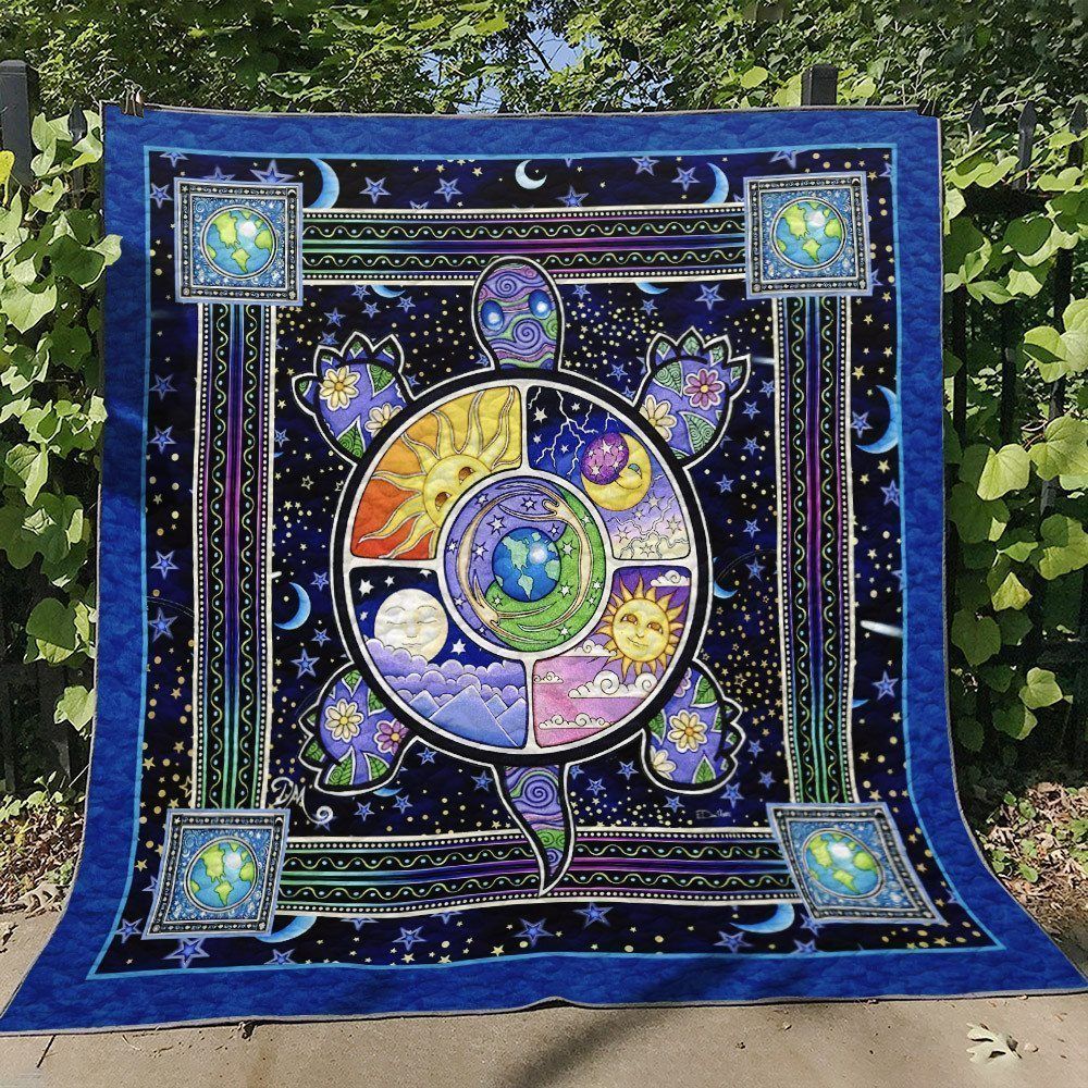 Turtle HN130737 Quilt Blanket