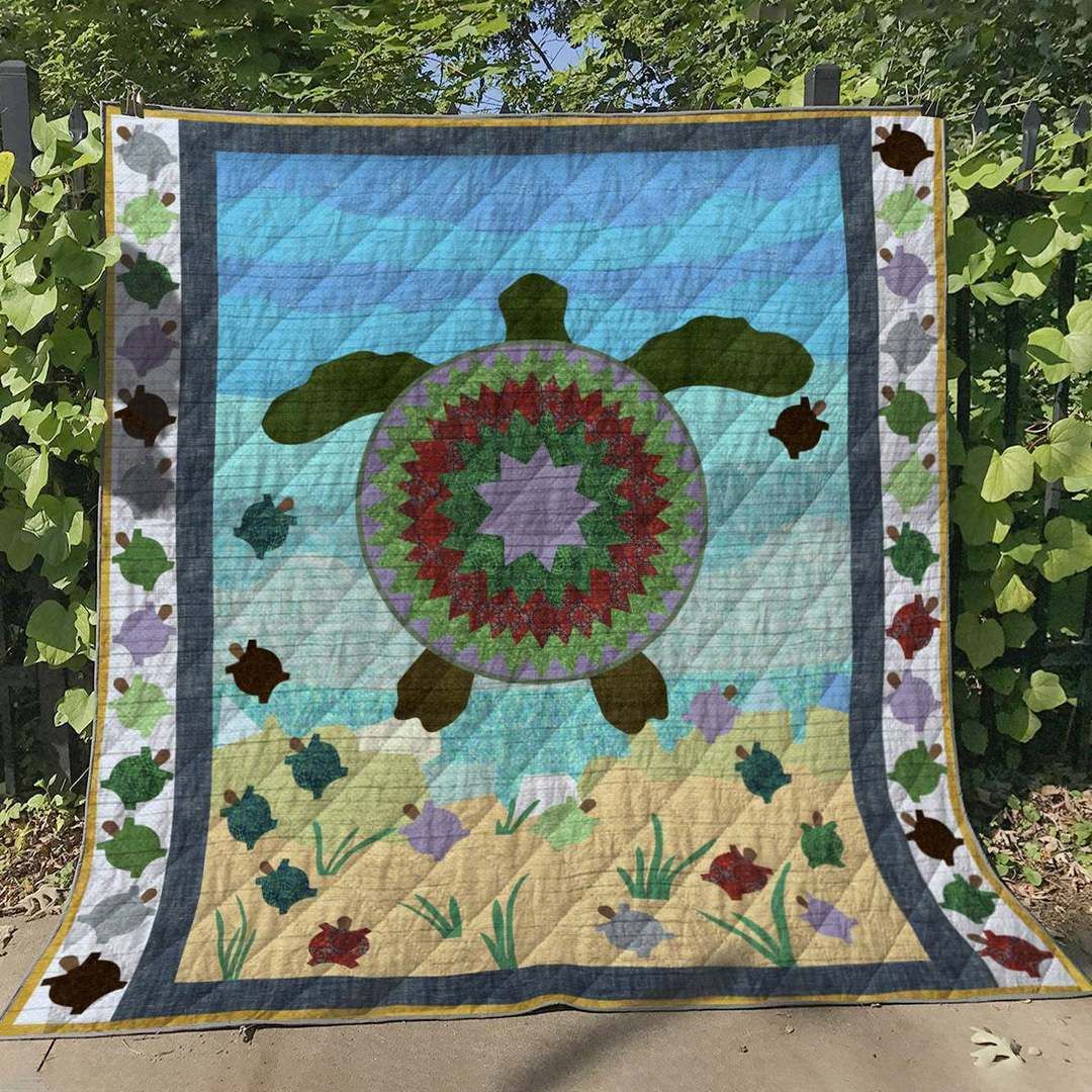 Turtle HN140629 Quilt Blanket