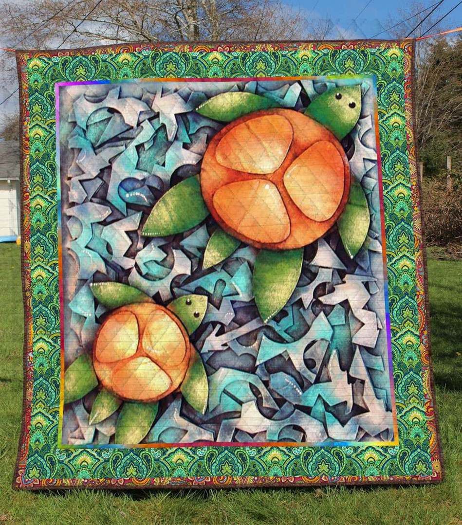 Turtle LI170703A TBG Quilt Blanket