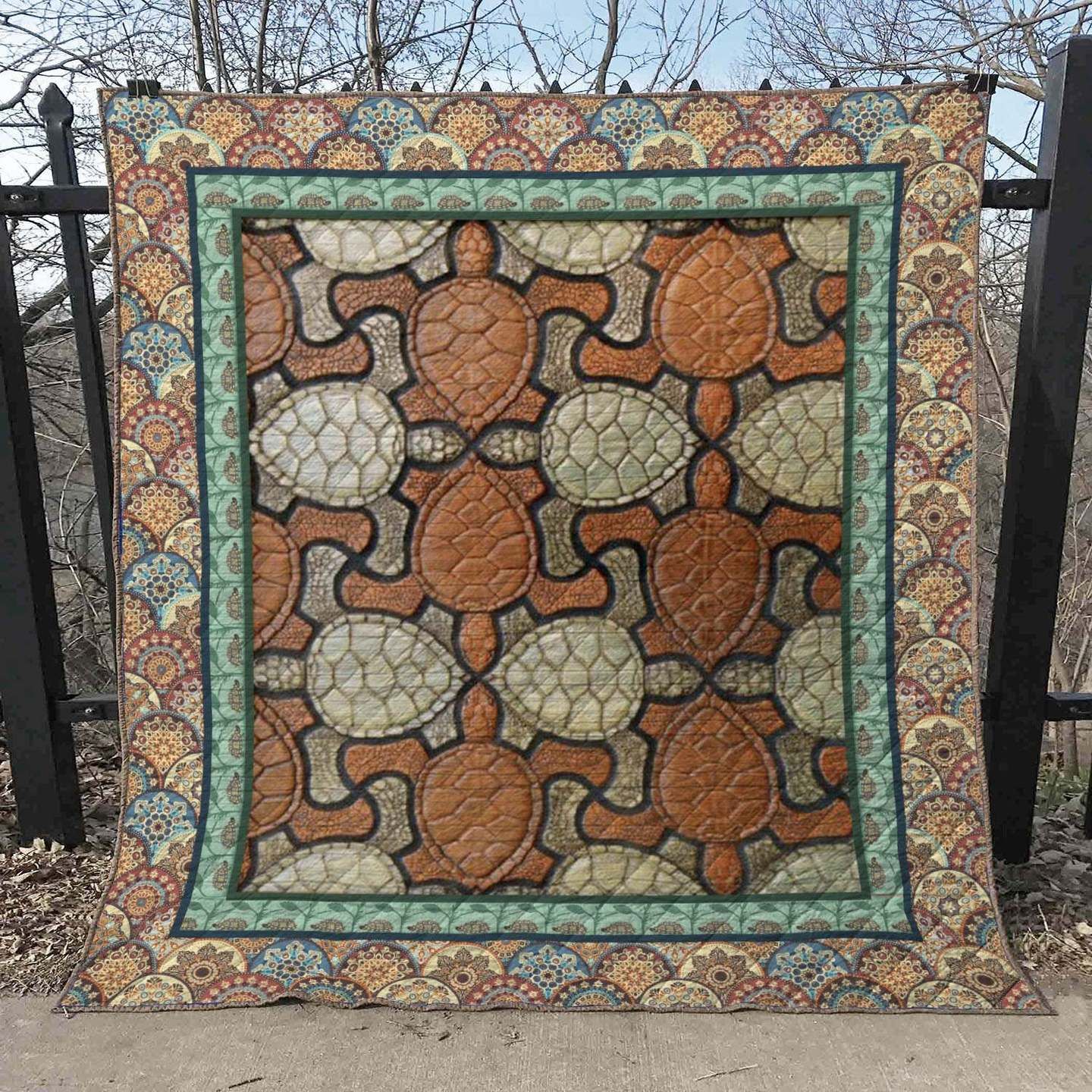 Turtle LI260706C TBG Quilt Blanket