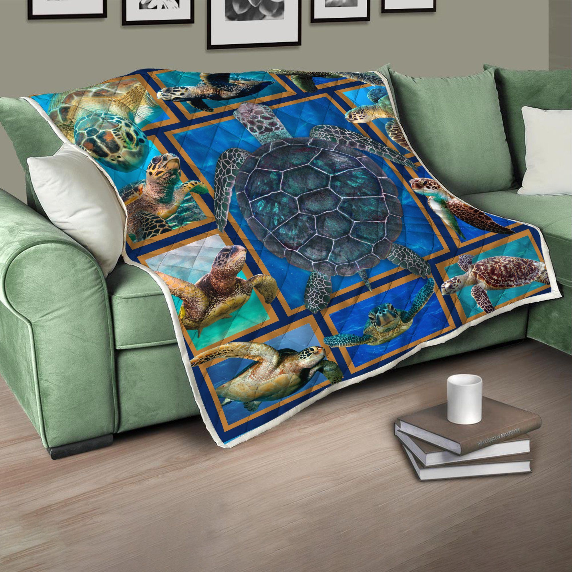 Turtle Lover Quilt Blanket Dhc09121802Dd