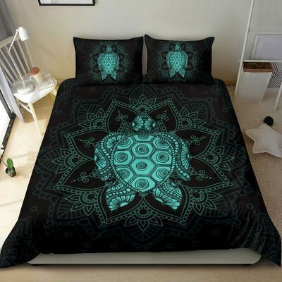 Turtle Mandala Bedding Set