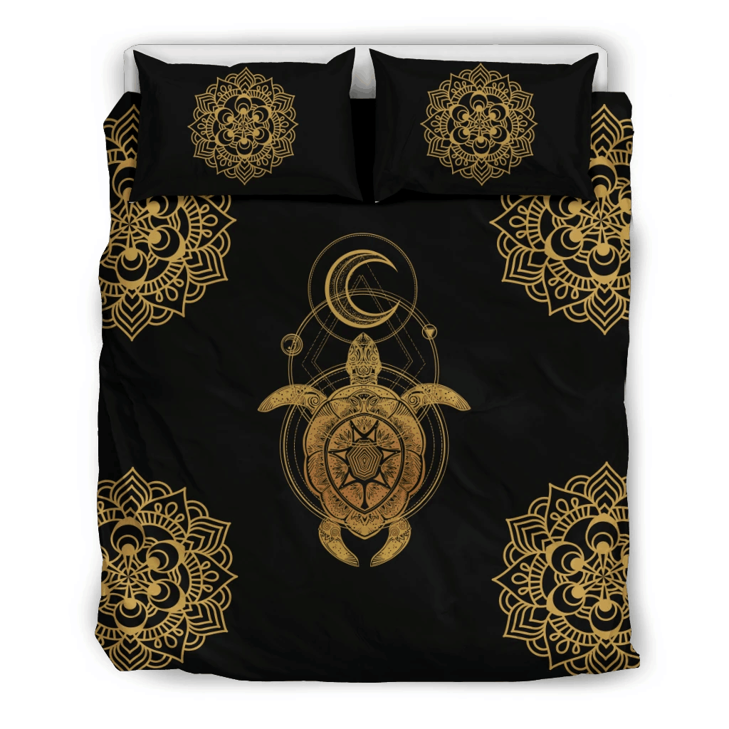 Turtle Mandala Bedding Set