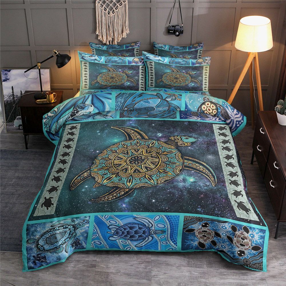 Turtle Mandala Bedding Set