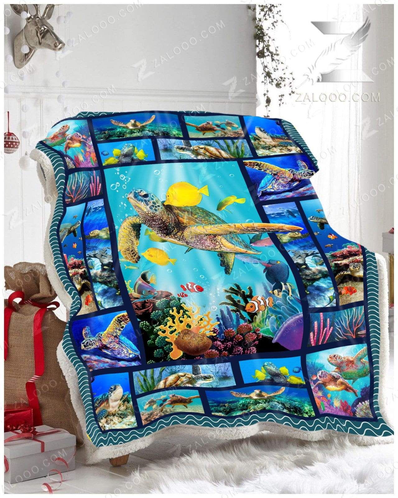 Turtle Fleece Blanket