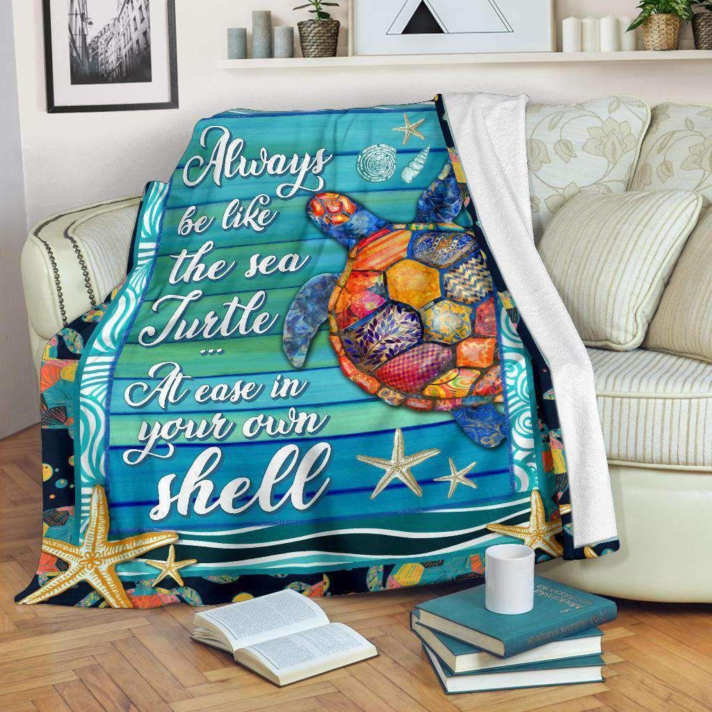 Turtle Fleece Blanket