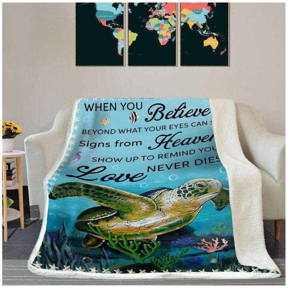 Turtle Fleece Blanket