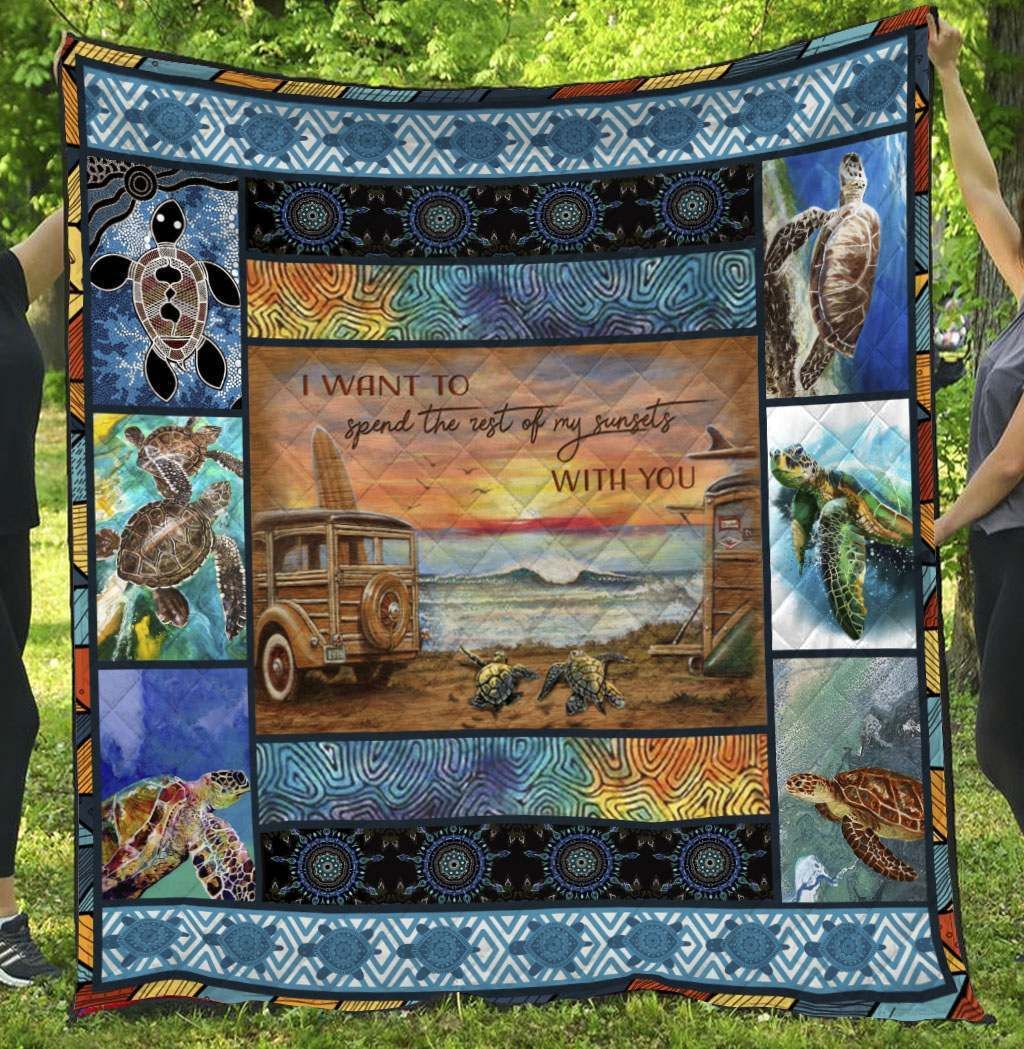 Turtle NG190703B TBG Quilt Blanket