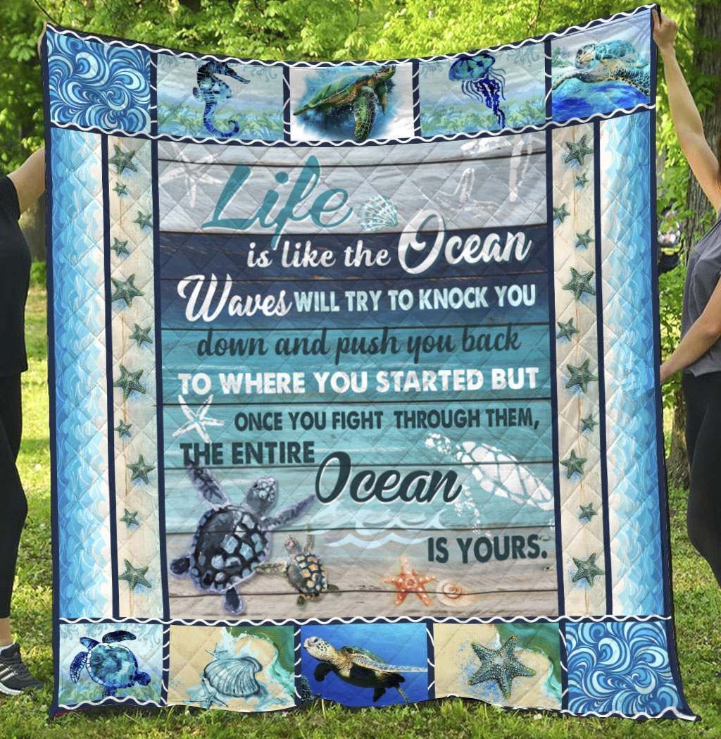 Turtle NG270701B TBG Quilt Blanket