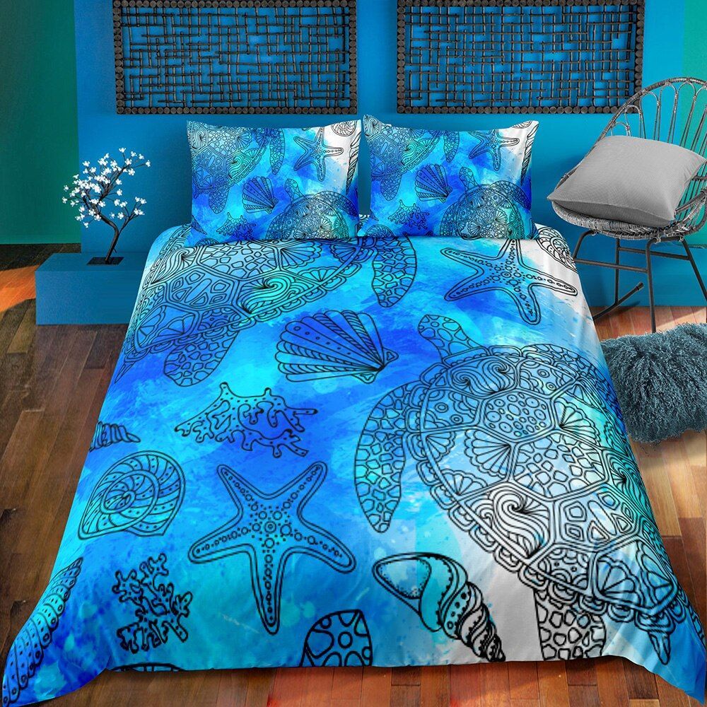 Turtle Ocean Bedding Set