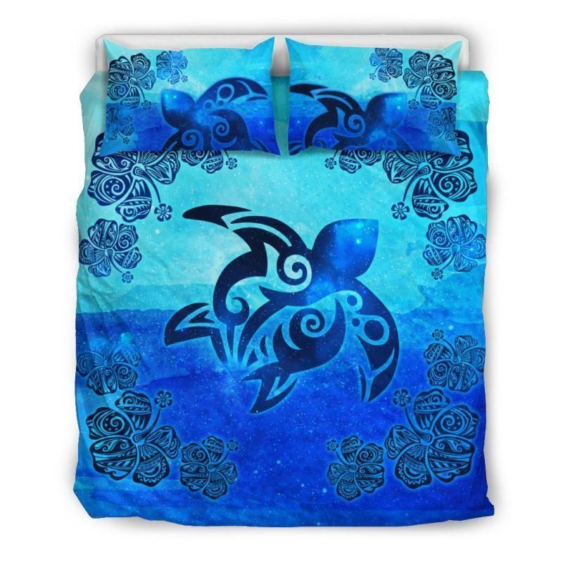 Turtle Polynesian Hawaiian Bedding Set