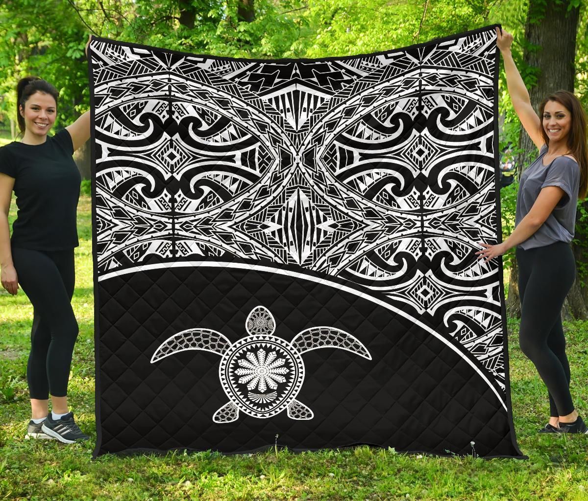 Turtle Polynesian Premium Quilt White Curve Version BN11 DHC28113012DD