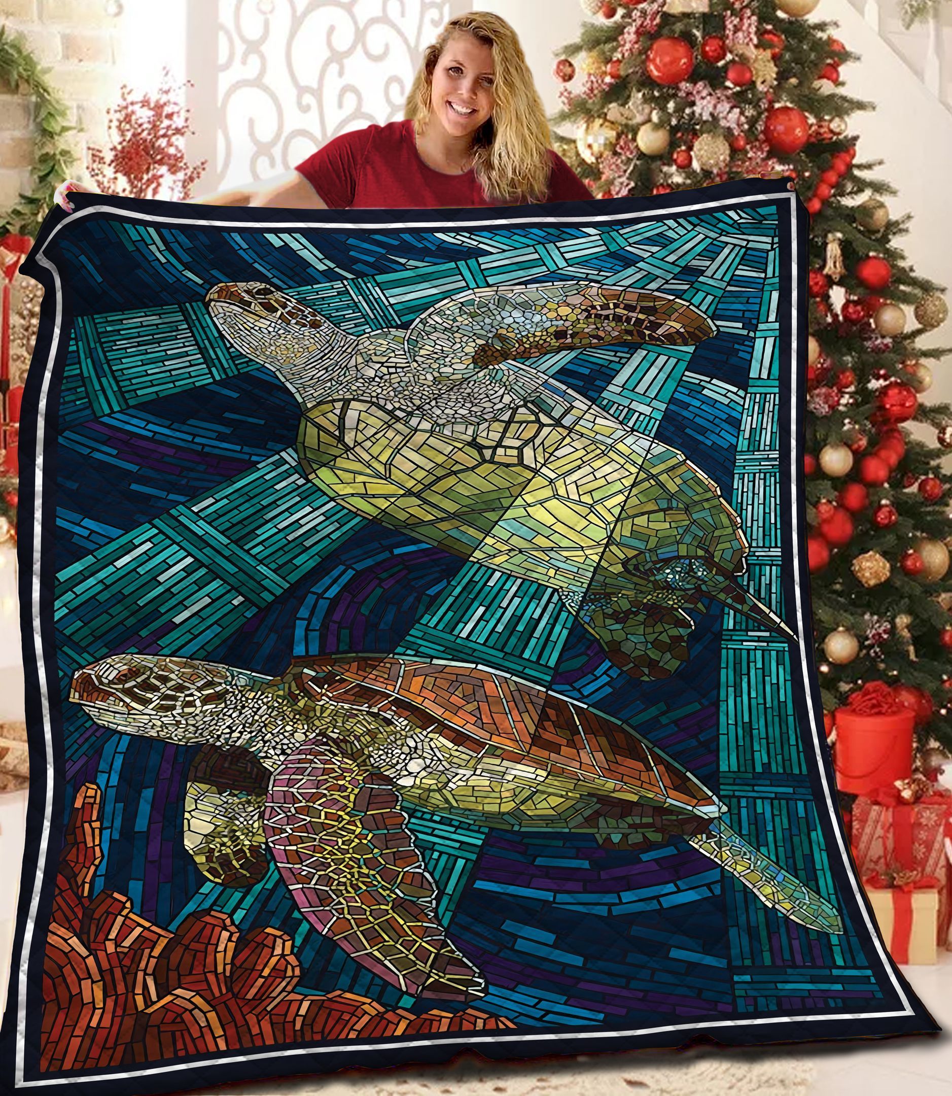 Turtle Quilt Blanket BBB020120MH