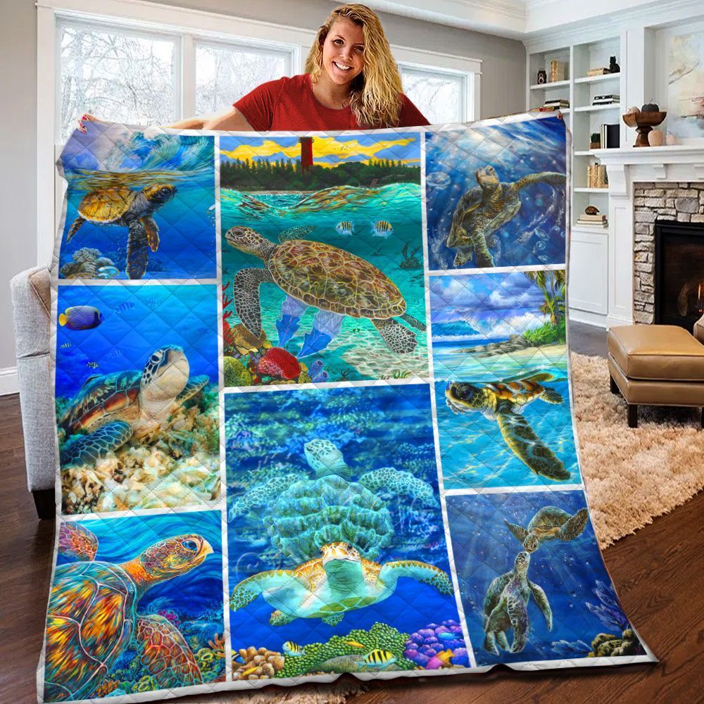 Turtle Quilt Blanket BBB060255HT