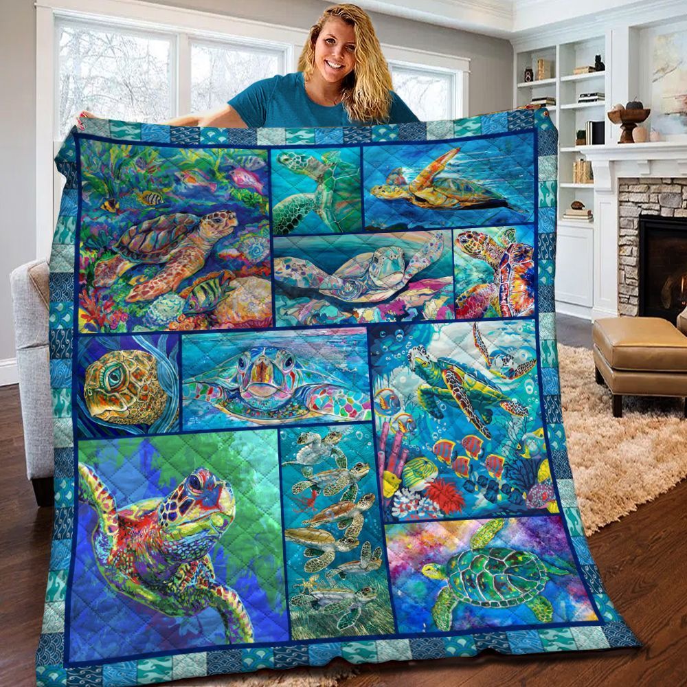 Turtle Quilt Blanket BBB070238SM