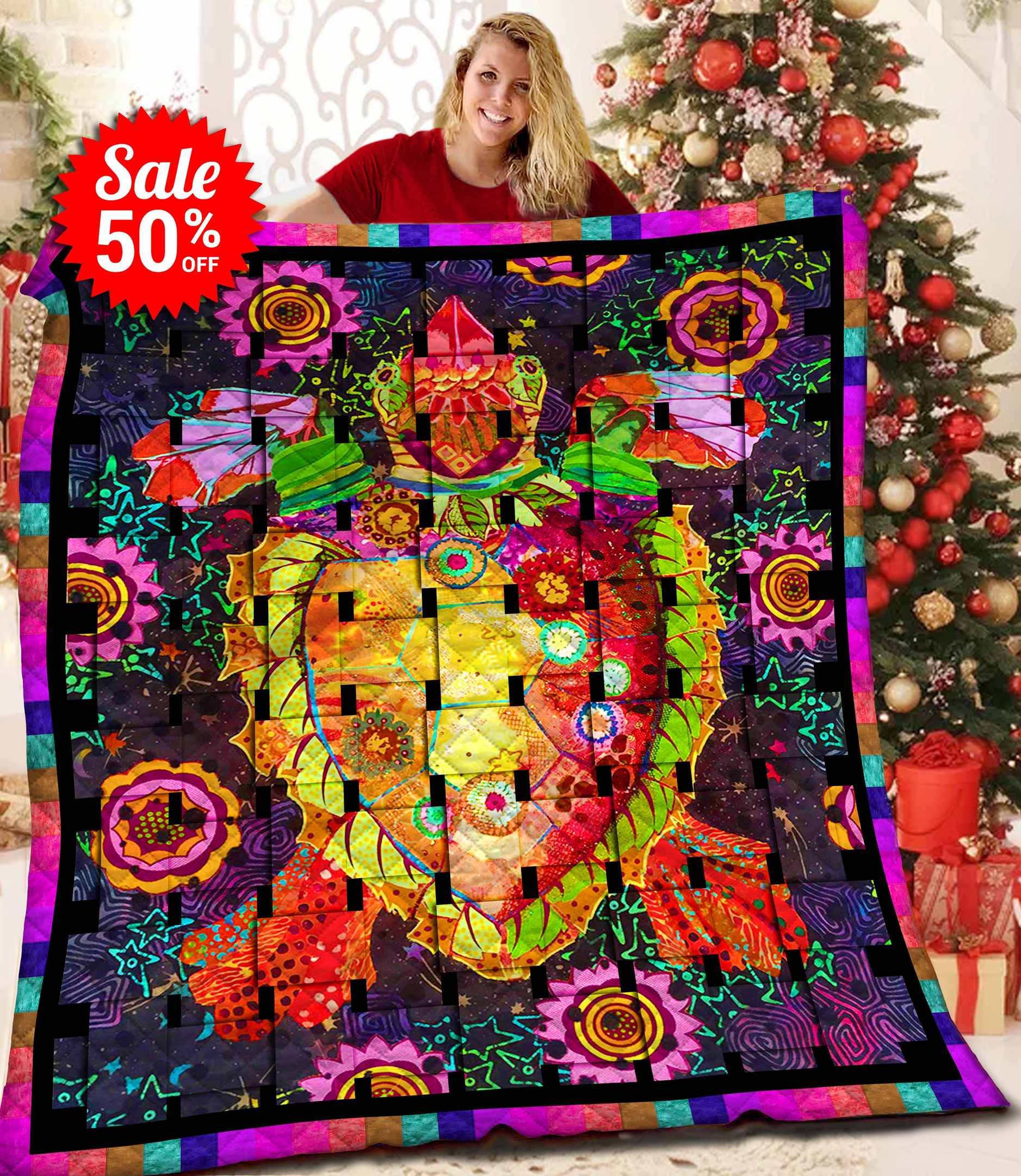 Turtle Quilt Blanket BBB091223SM